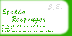 stella reizinger business card